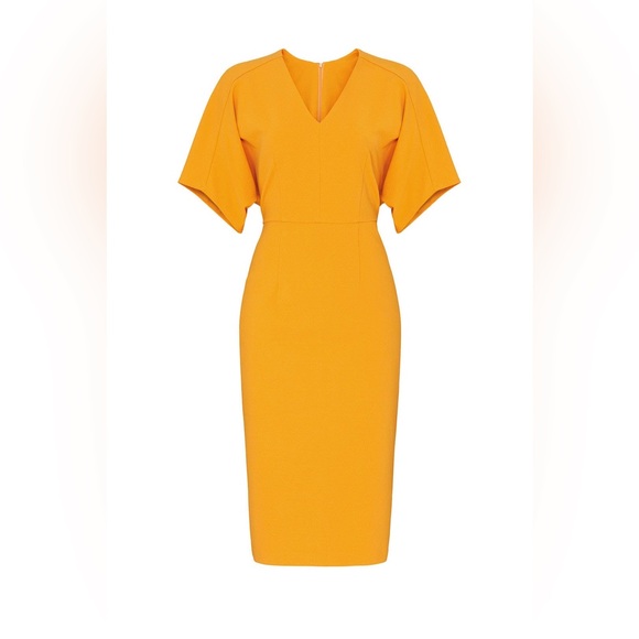 Donna Morgan Golden Midi Dress - Picture 5 of 5